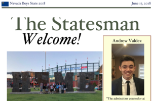 Statesman Issue 1 – 80th Session